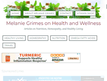 Tablet Screenshot of melaniegrimes.com